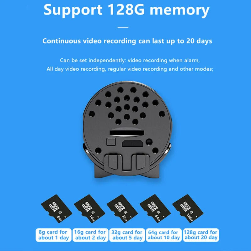 Mini 5G Trådløs Kamera 1080P HD