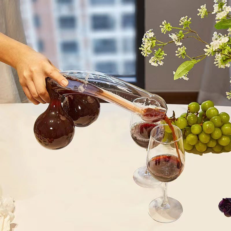 Glasdekanter | Elegant Design og 650 ml Kapacitet | Klar