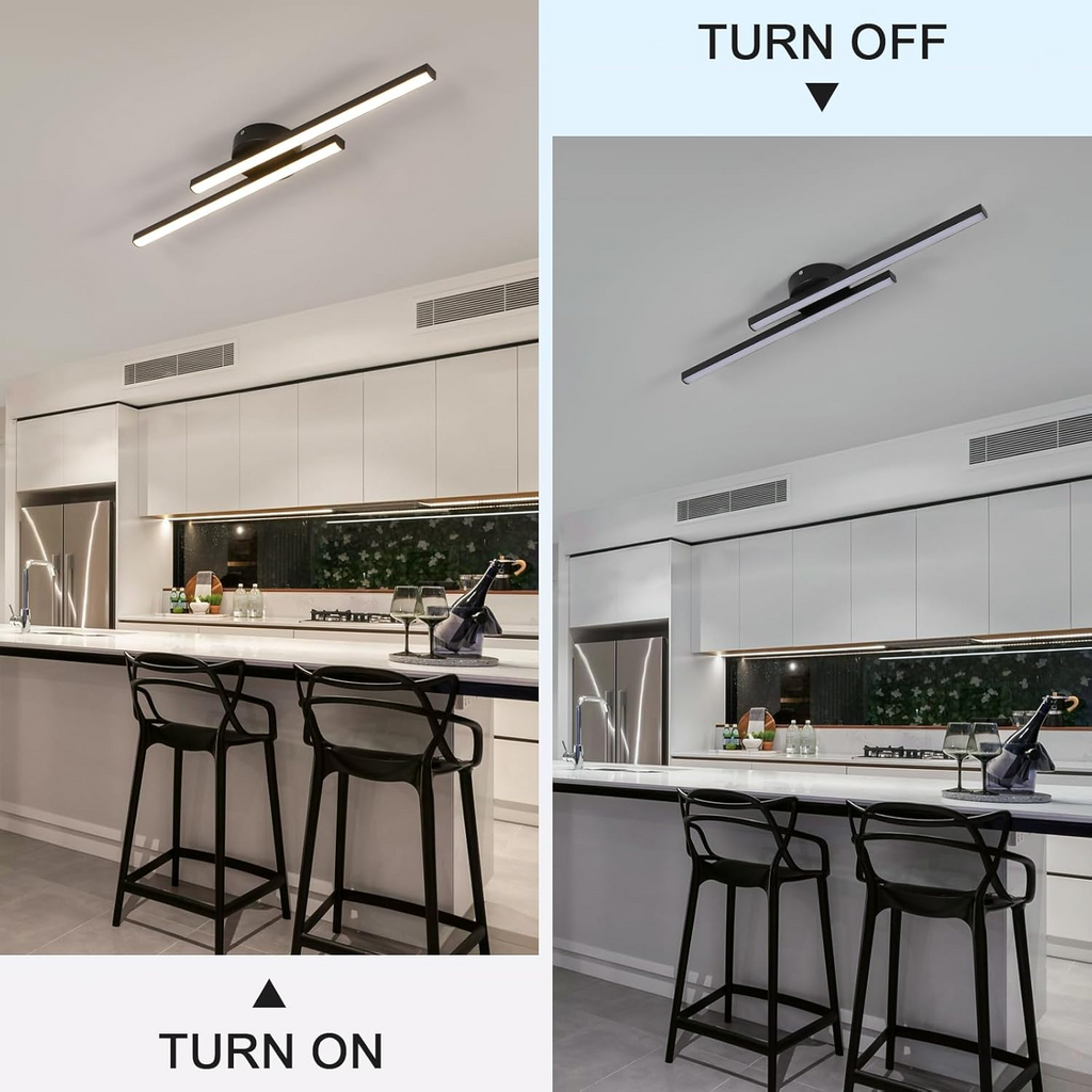 Minimalistisk Aluminium LED Loftlampe Fra LumenVale Til Stuer Design