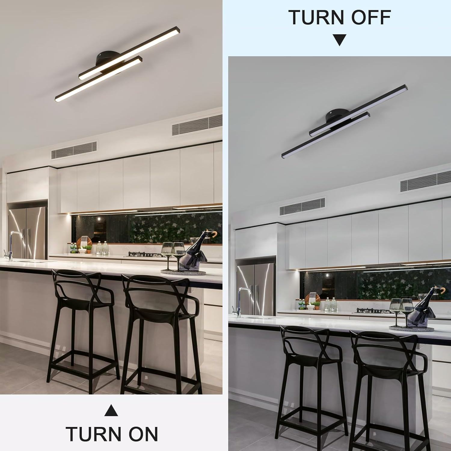 Minimalistisk Aluminium LED Loftlampe Fra LumenVale Til Stuer Design