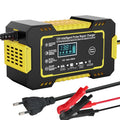 12V 6A Smart Bilbatterilader | Pulsreparation, LCD Skærm & Hurtigopladning til AGM, Gel & Blysyrebatterier