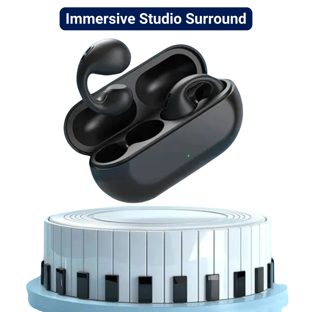 VeloWave Øretelefoner Bluetooth 5.3 Og IPX5 Svedafvisende Bone Conduction