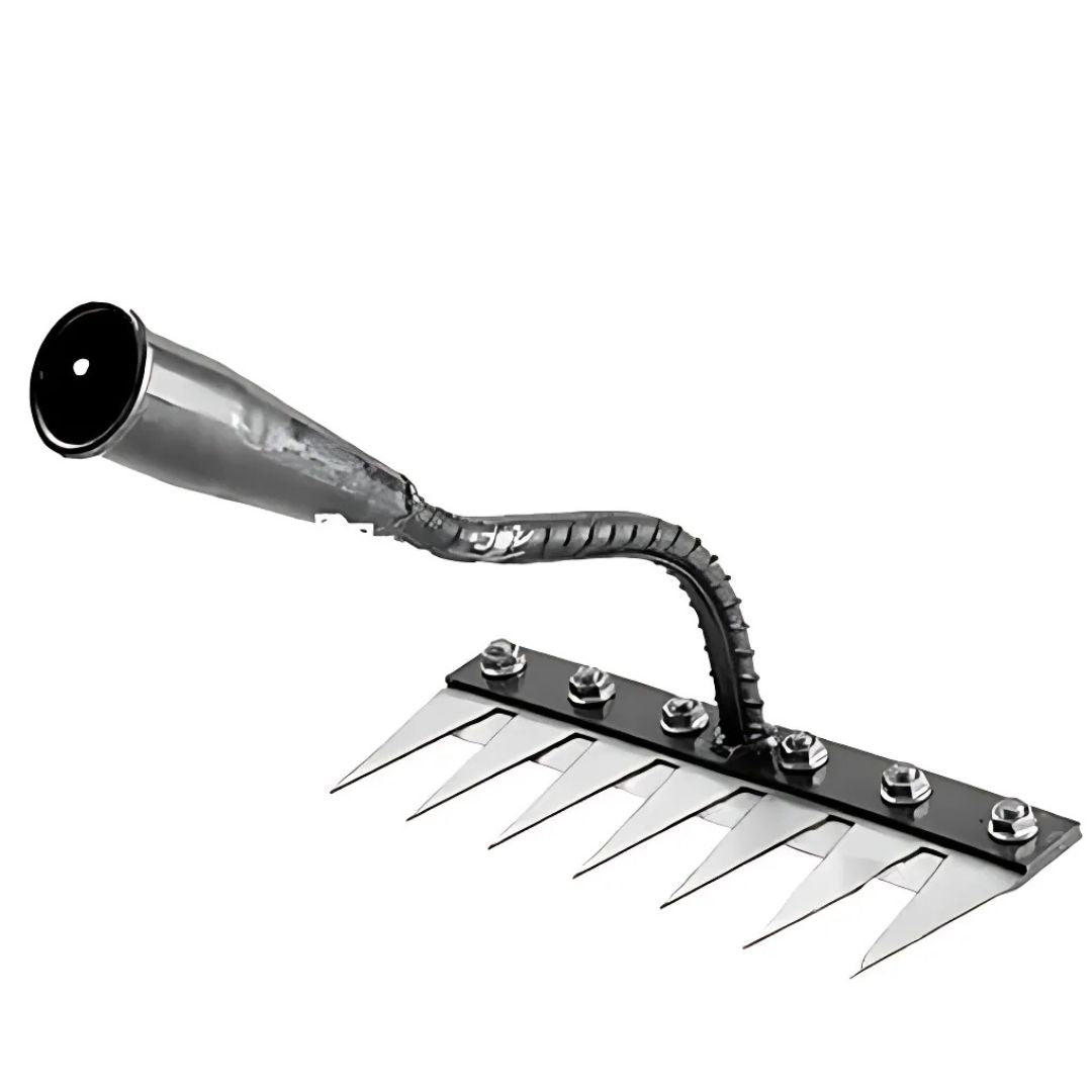 ThriveGard Ukrudtsfjerner Med Ståltænder Og Ergonomisk Greb