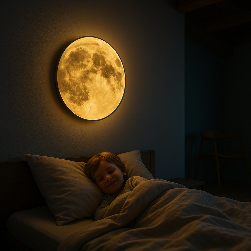 Noctara Måne Atmosfære Lampe Dæmpbar Ambient Belysning Til Stue Og Soveværelse