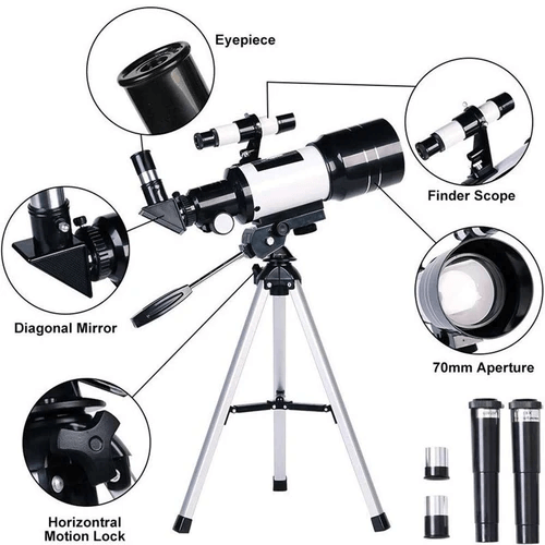Moonwatcher 150x Zoom Bærbar Kikkert På Stativ