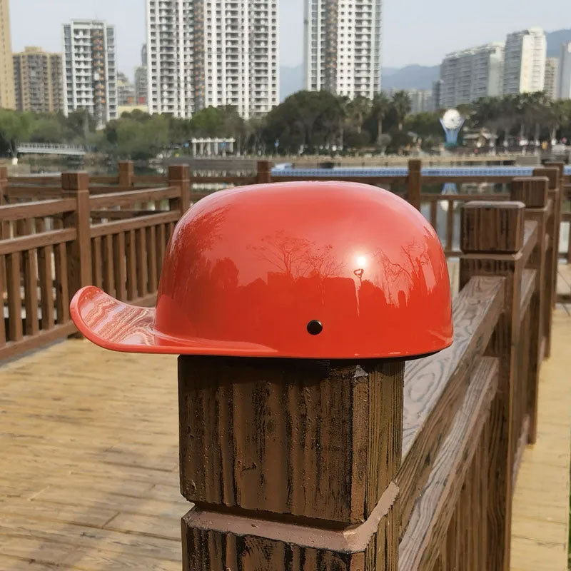 RoverGuard Baseball Cap Motorcykel DOT Hjelm Med Komfortabel Pasform