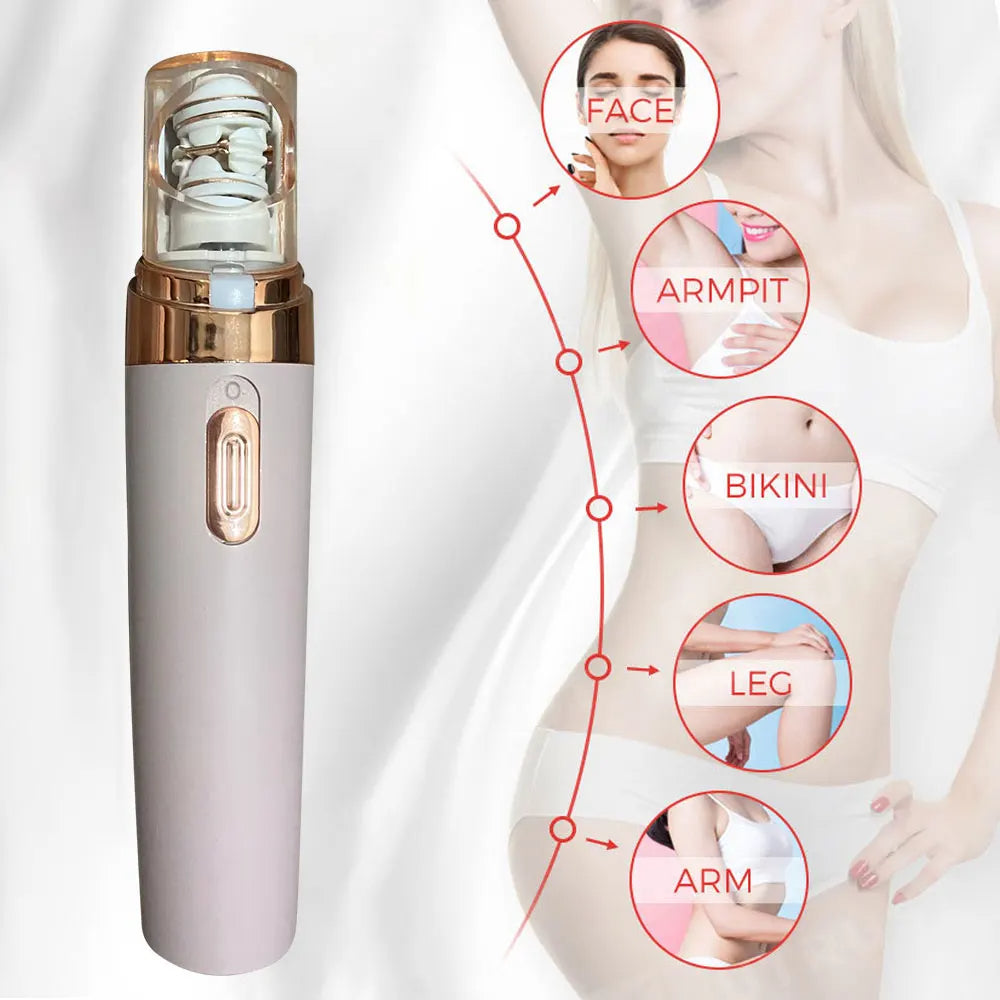 2 i 1 Ansigts Hårfjerning og Epilator til Kvinder