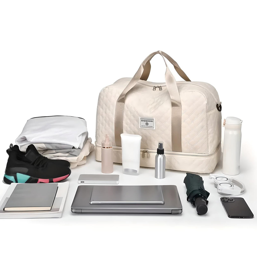 Voyager Weekender Duffle Bag Med Vandtætte Lommer
