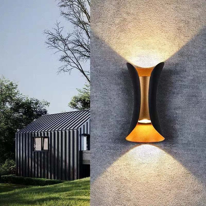 Arcora Curve Udendørs Væglampe Med LED IP65 Hardwired