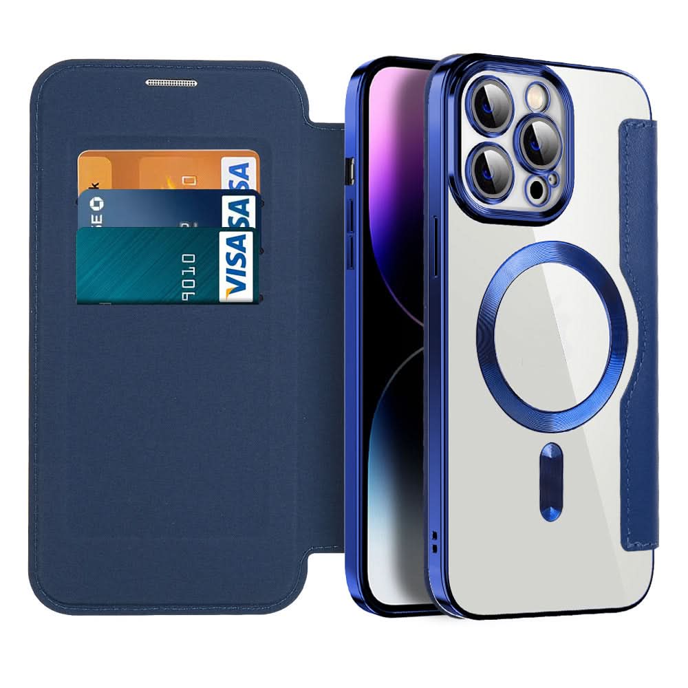 Magnetisk Læder Flip Etui iPhone 11–14 Serie