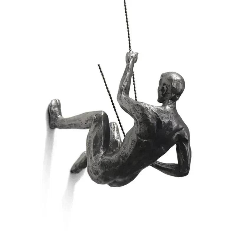 Dekorative Klatrefigurer Vægskulptur Sæt til Moderne Vægdekoration