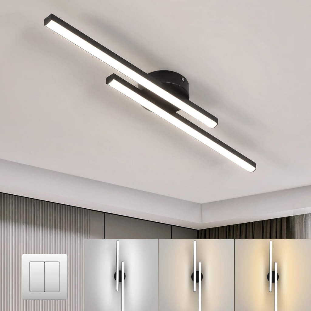 Minimalistisk Aluminium LED Loftlampe Fra LumenVale Til Stuer Design