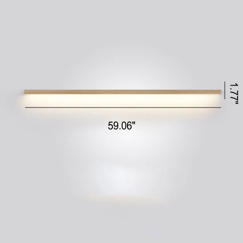 Minimalistisk Trævæg lampe – Atmosfærisk belysning til ethvert rum