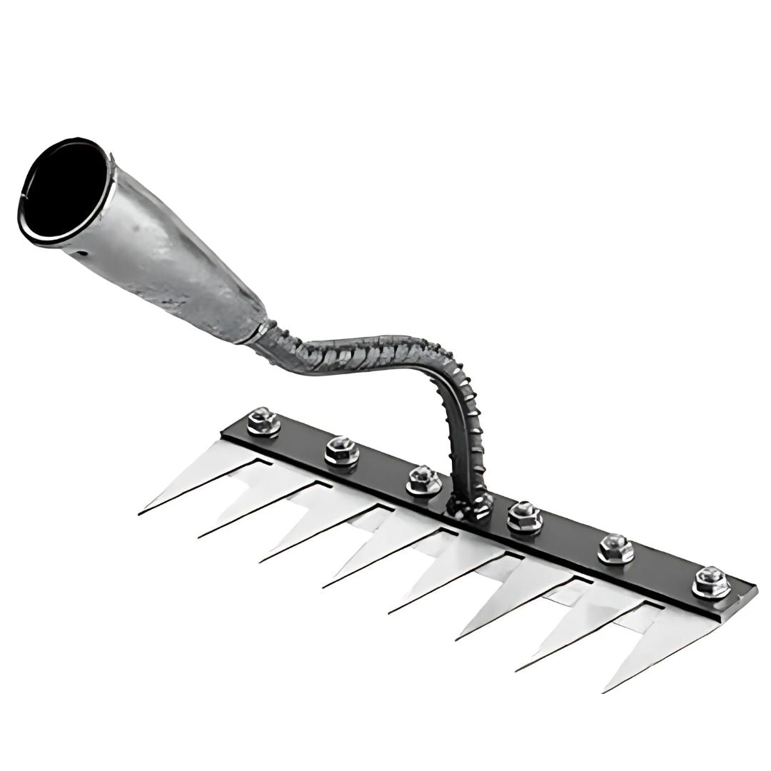 ThriveGard Ukrudtsfjerner Med Ståltænder Og Ergonomisk Greb