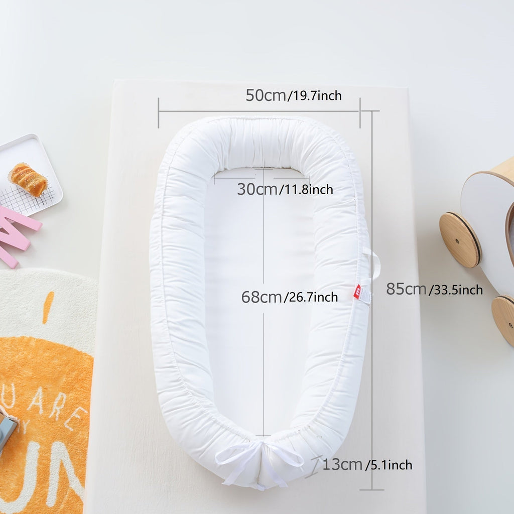 Blød Drøm Baby Lounger - Komfort og Beskyttelse til Dit Lille Barn