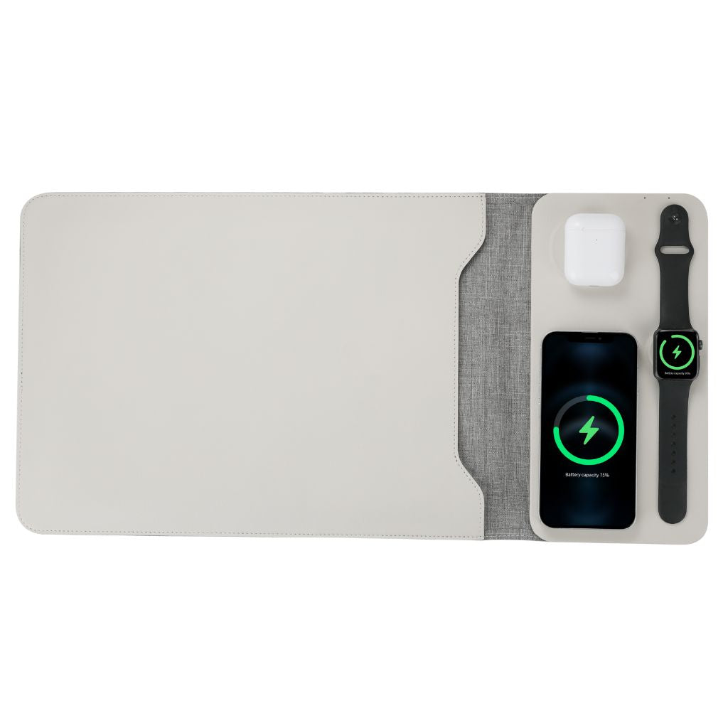 PowerDesk Sleeve – Slim Laptop Case med Trådløs Opladningsfunktion