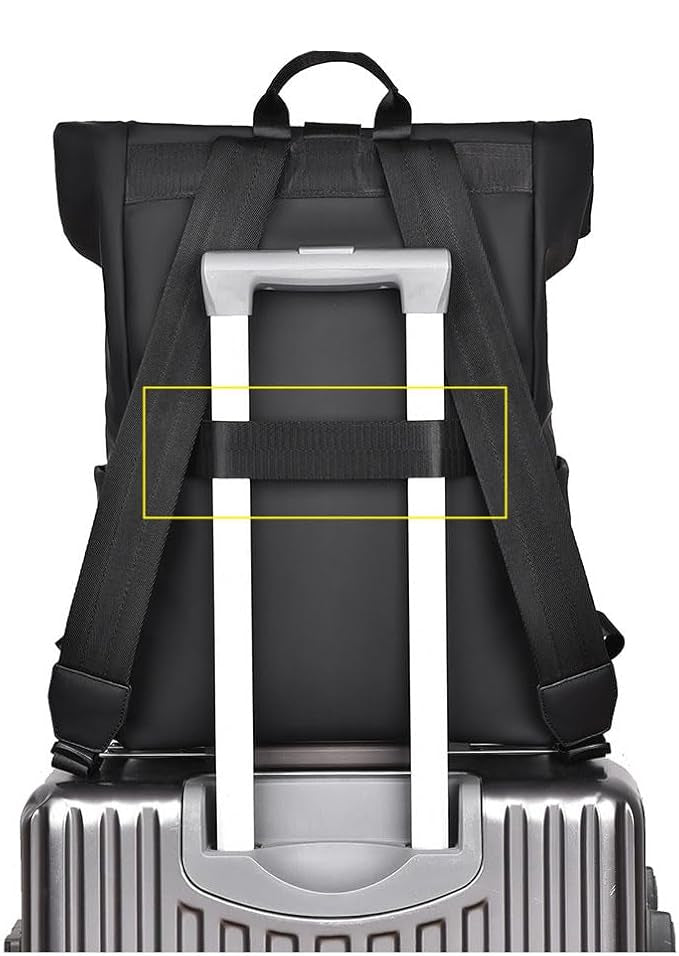 Vandtæt Rejse- & Pendlerrygsæk – USB, Let & Rummelig