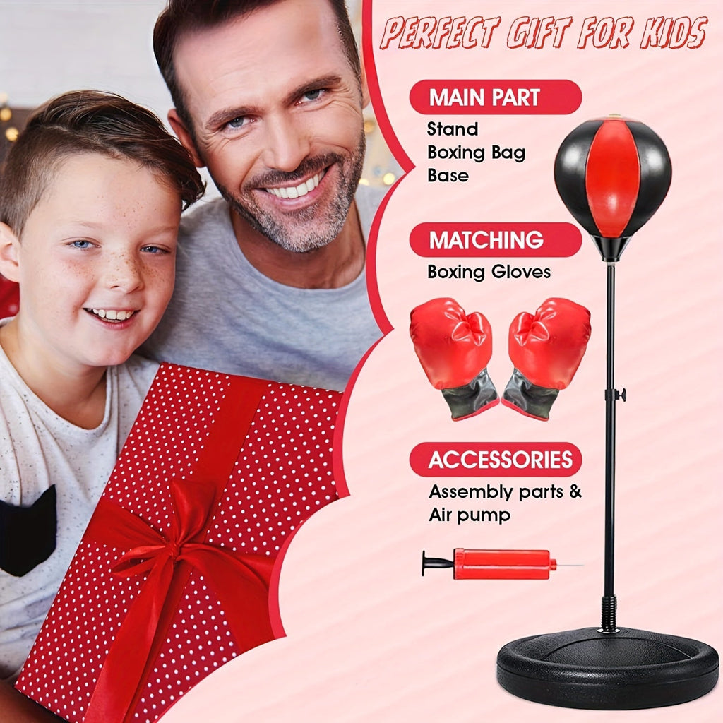 Junior Punching Bag - Justerbar Punching Bag med Handsker til Børn