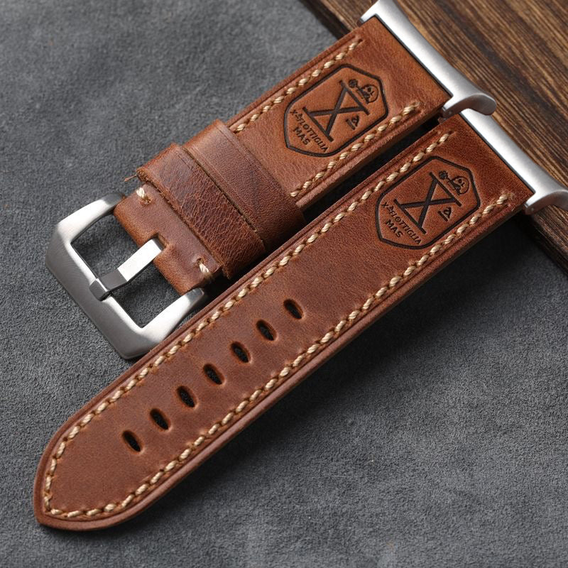 Ardentora Læderrem Med Vintage Look Til Samsung Watch Ultra