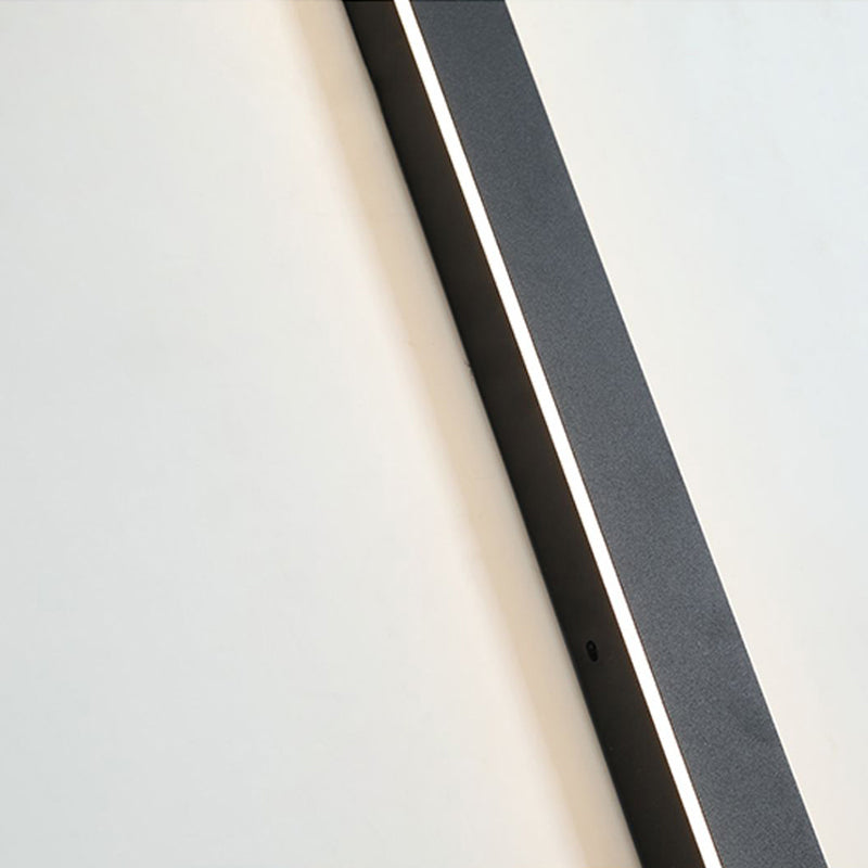Nyx Black LED Finish Edition Linear Væglampe Udendørs