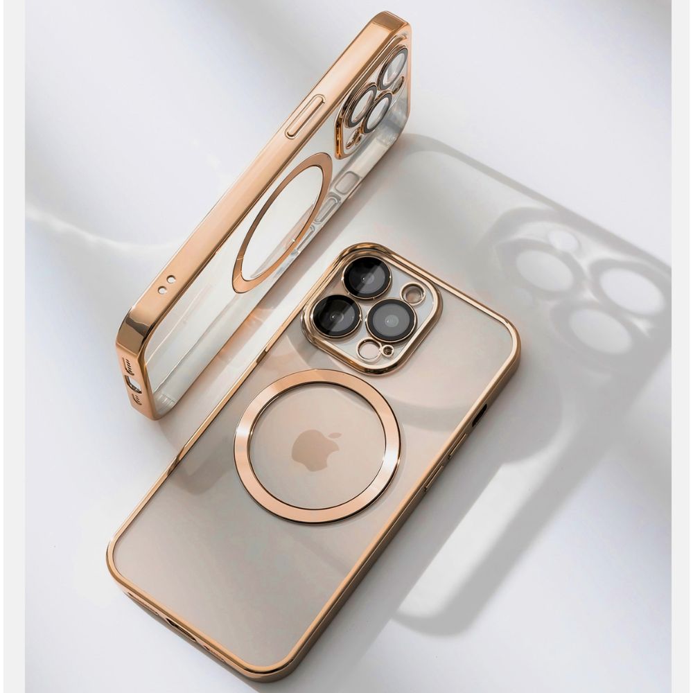 Gennemsigtigt iPhone-cover til trådløs opladning