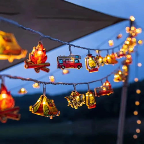 Camping Ambient Belysning med LED Telt og Campingvogn Designs