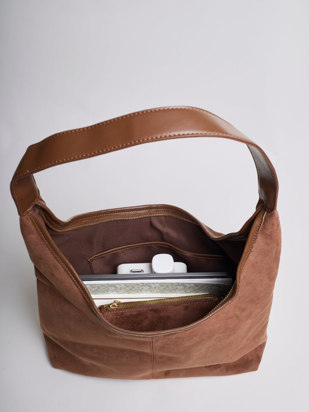 Suede Shoulder Bag™ – Skuldertaske