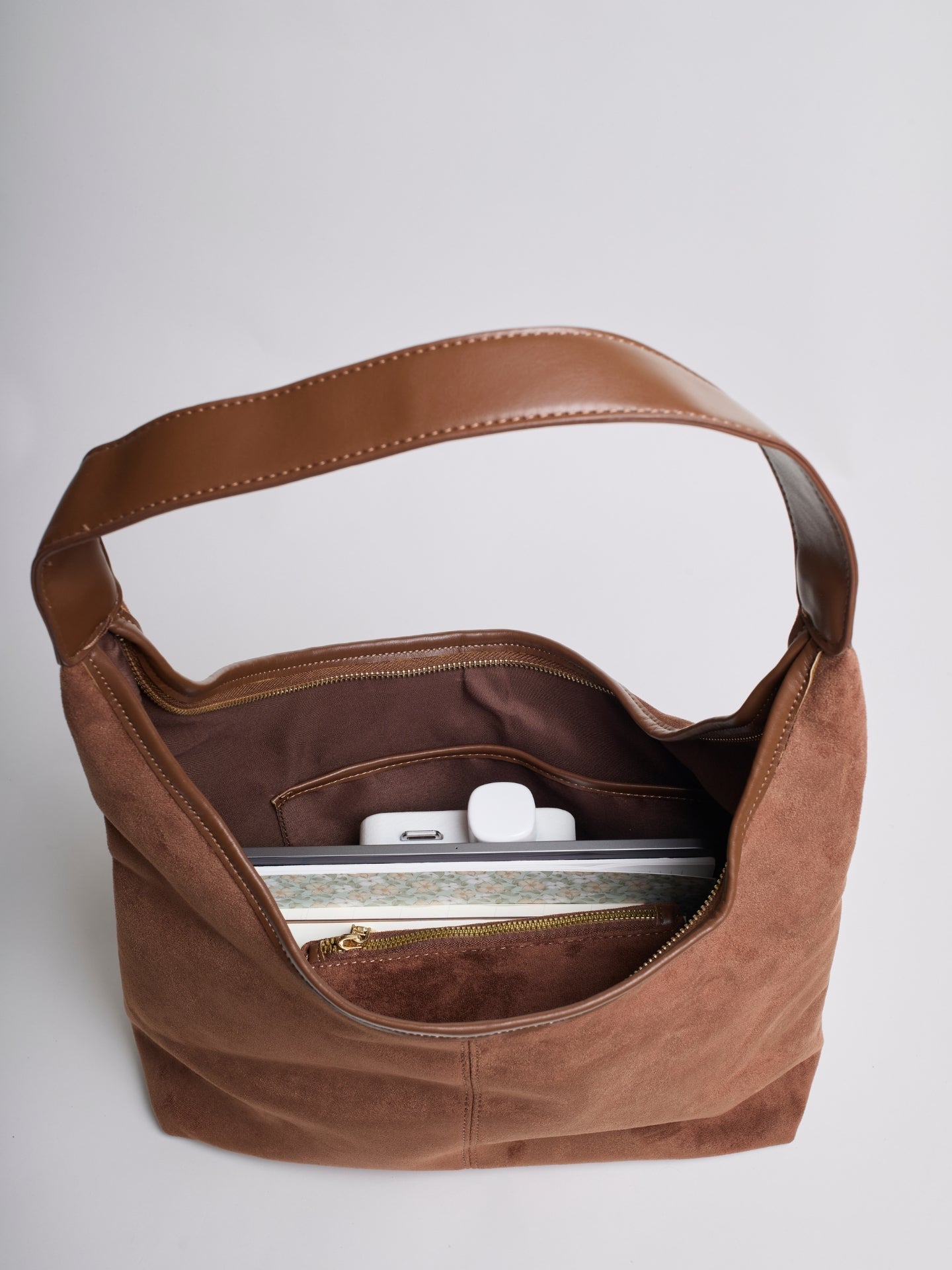 Suede Shoulder Bag™ – Skuldertaske