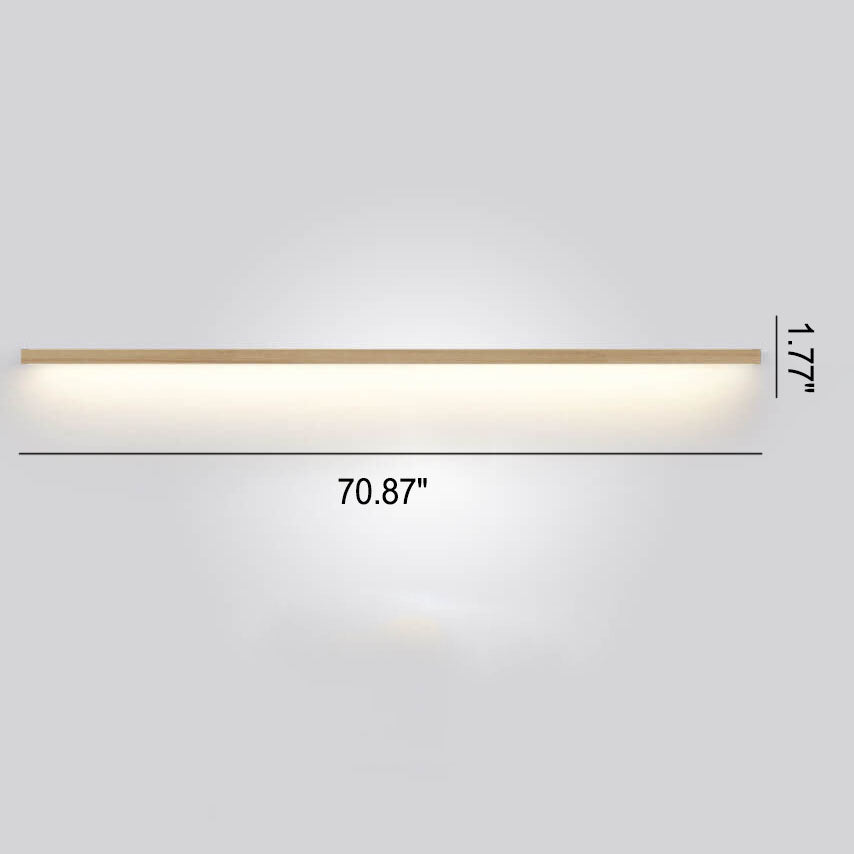 Minimalistisk Trævæg lampe – Atmosfærisk belysning til ethvert rum