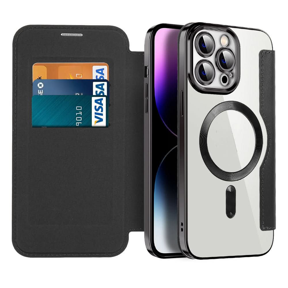 Magnetisk Læder Flip Etui iPhone 11–14 Serie