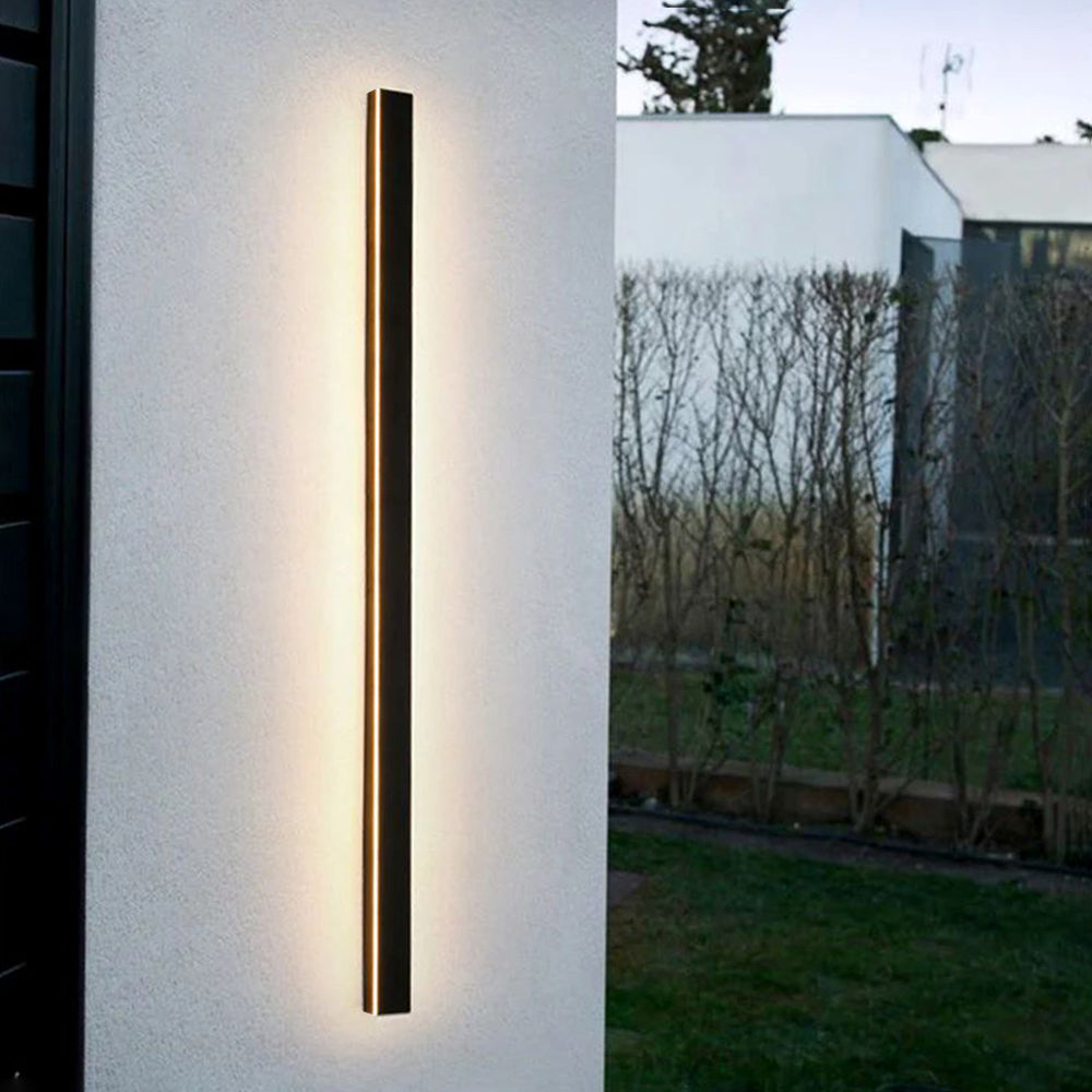 Nyx Black LED Finish Edition Linear Væglampe Udendørs