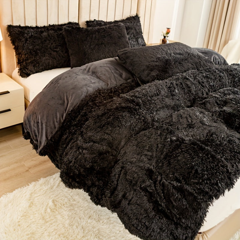 Velora Plush Sengetøjssæt Leverer Luksuriøs Komfort Til Et Hygge Hjem