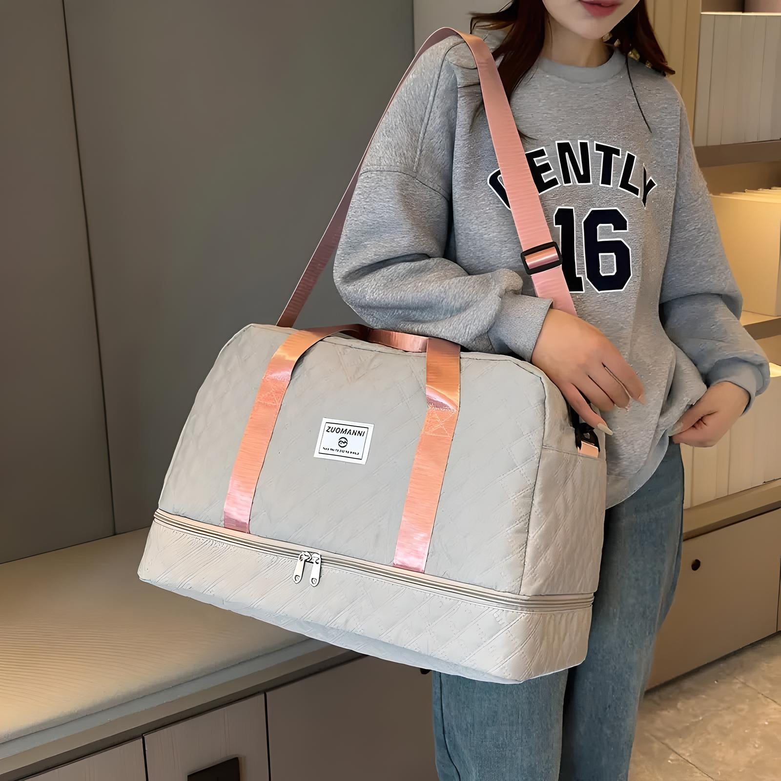 Voyager Weekender Duffle Bag Med Vandtætte Lommer