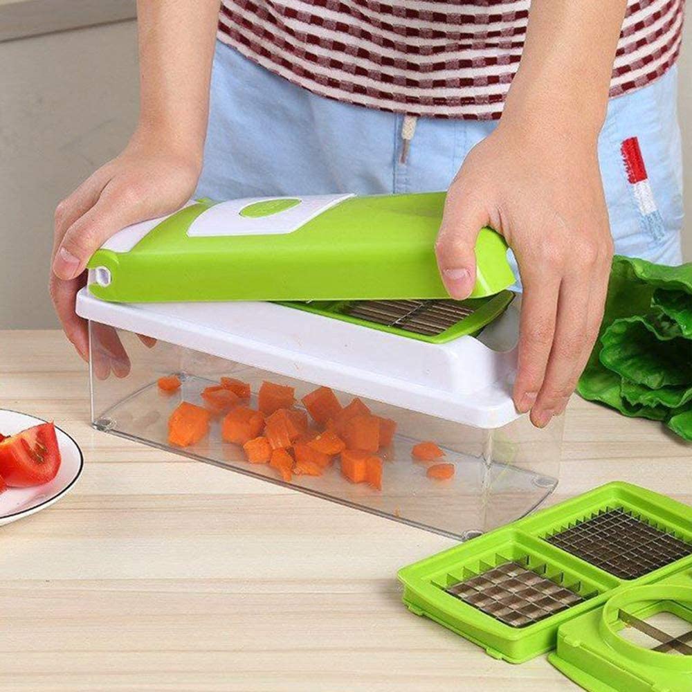 In-1 Multifunktionel Grøntsagsskærer - Hurtigt og Sikkert Skær Grøntsager