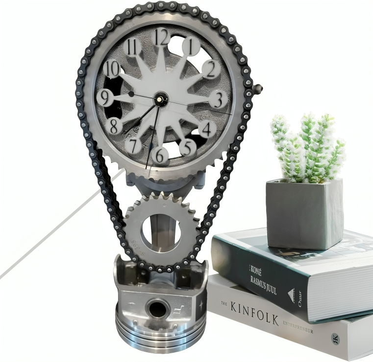 TimeForge™ | Drejende Metal Tandskive Ur