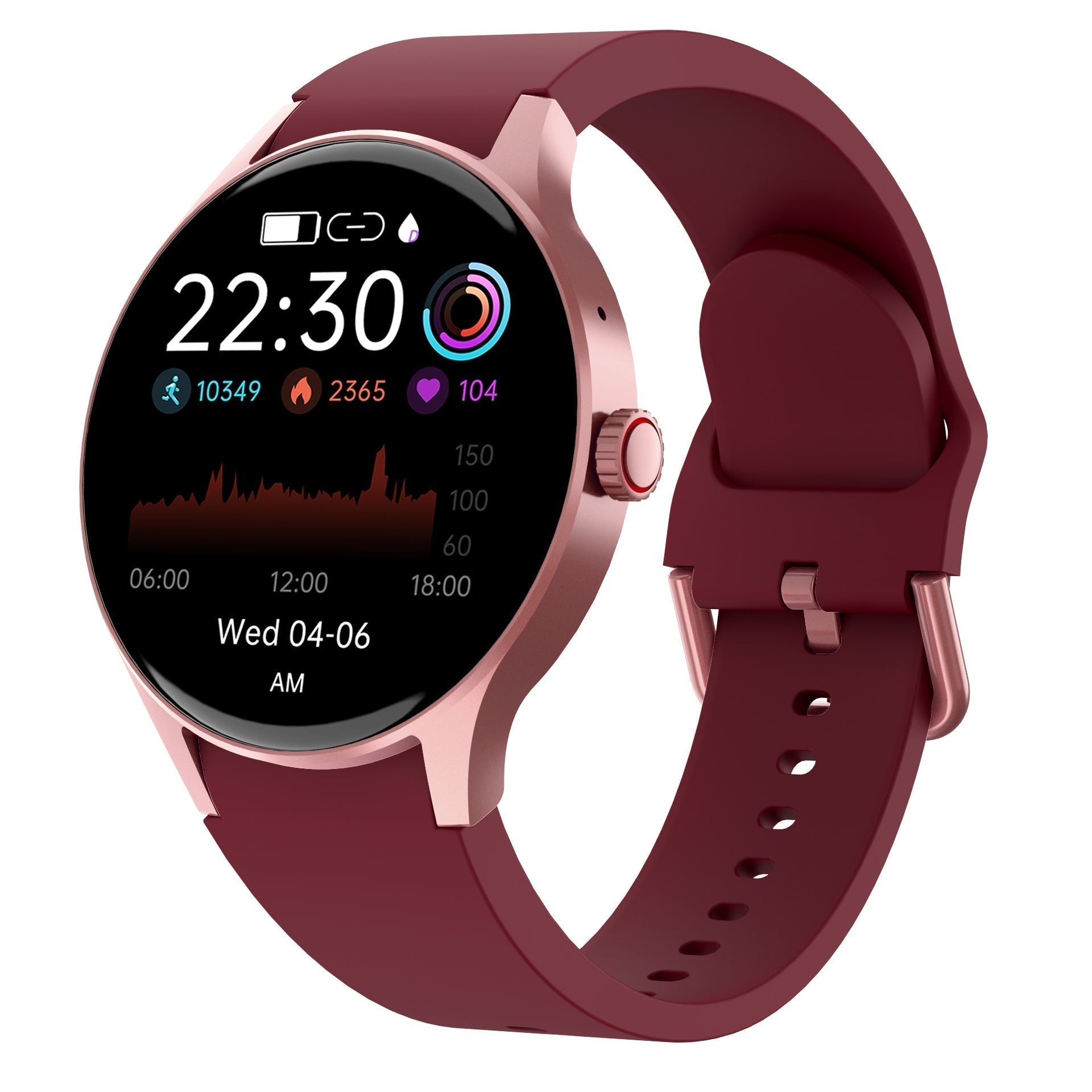 Blodglukose Blodtryk Blodilt Søvnmåler Vandtæt Smartwatch