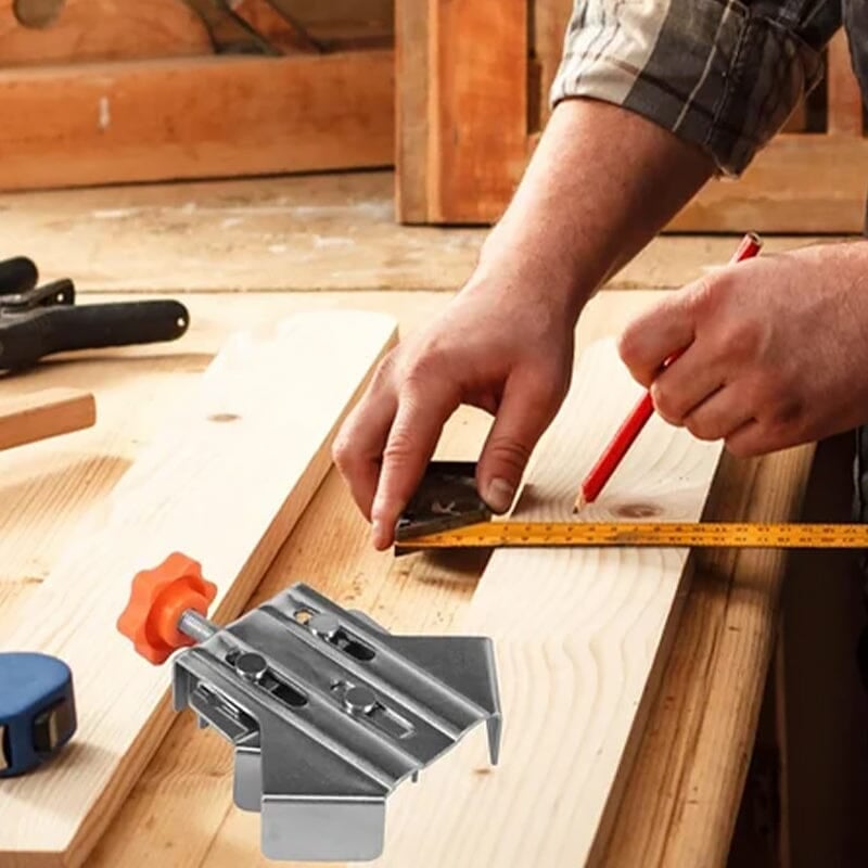 Vinkelklemme & Hjørneklemme | Præcis vinkelspænder 90 grader til træ & DIY | HjørnePro