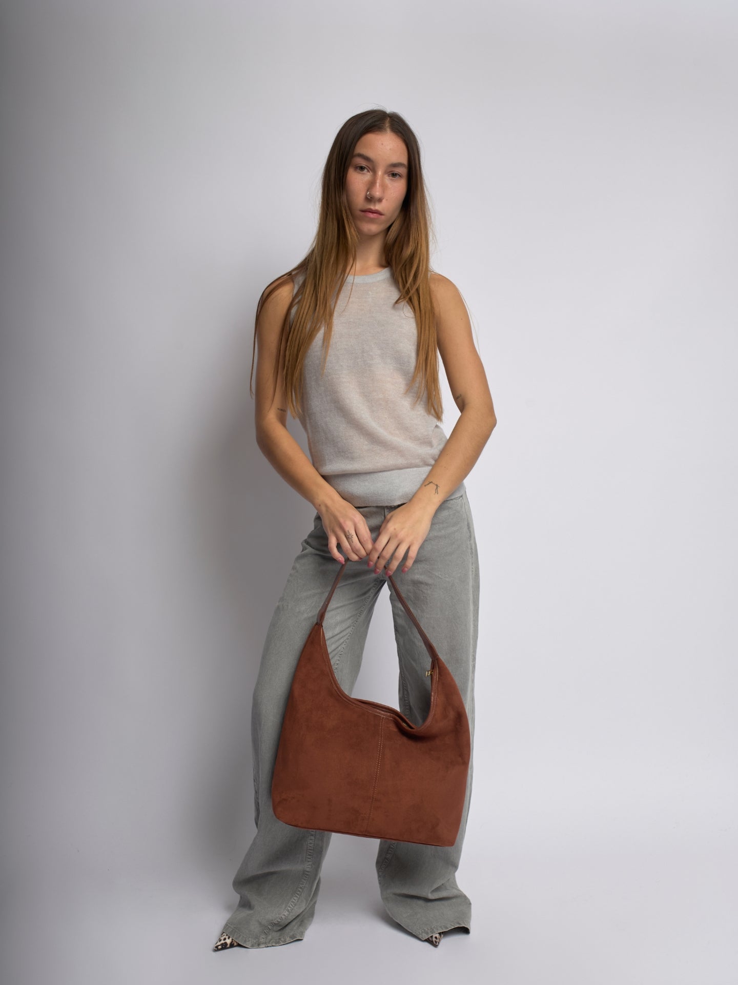 Suede Shoulder Bag™ – Skuldertaske