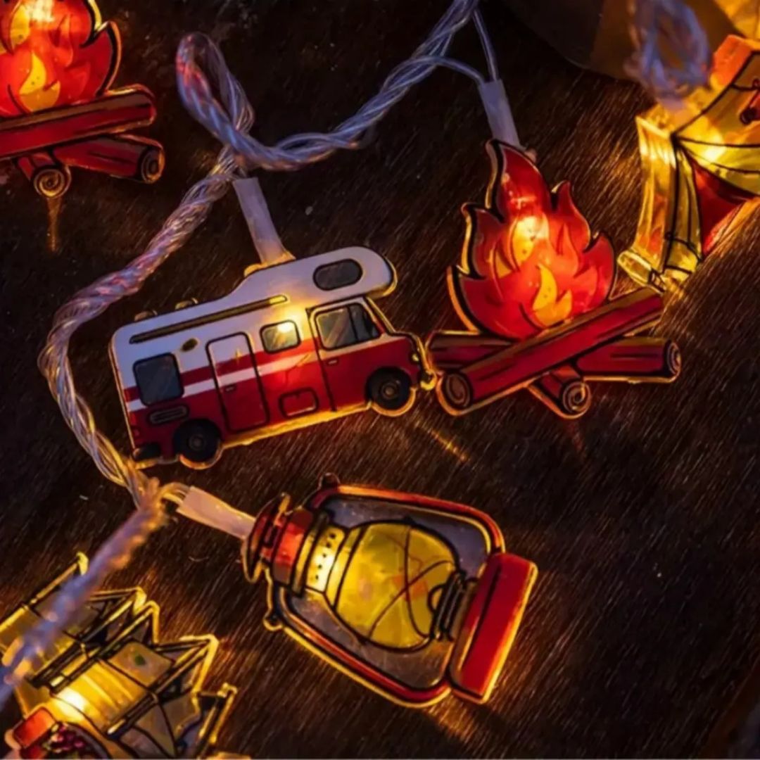 Camping Ambient Belysning med LED Telt og Campingvogn Designs