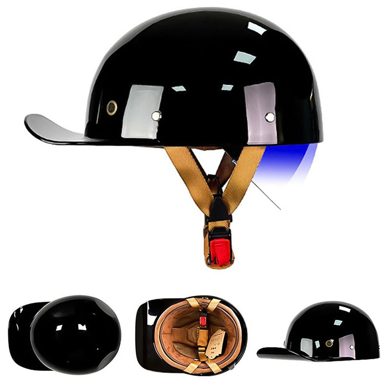 OrionRide Baseball Stil DOT Hjelm Med ABS Skaller Til Motorcykler