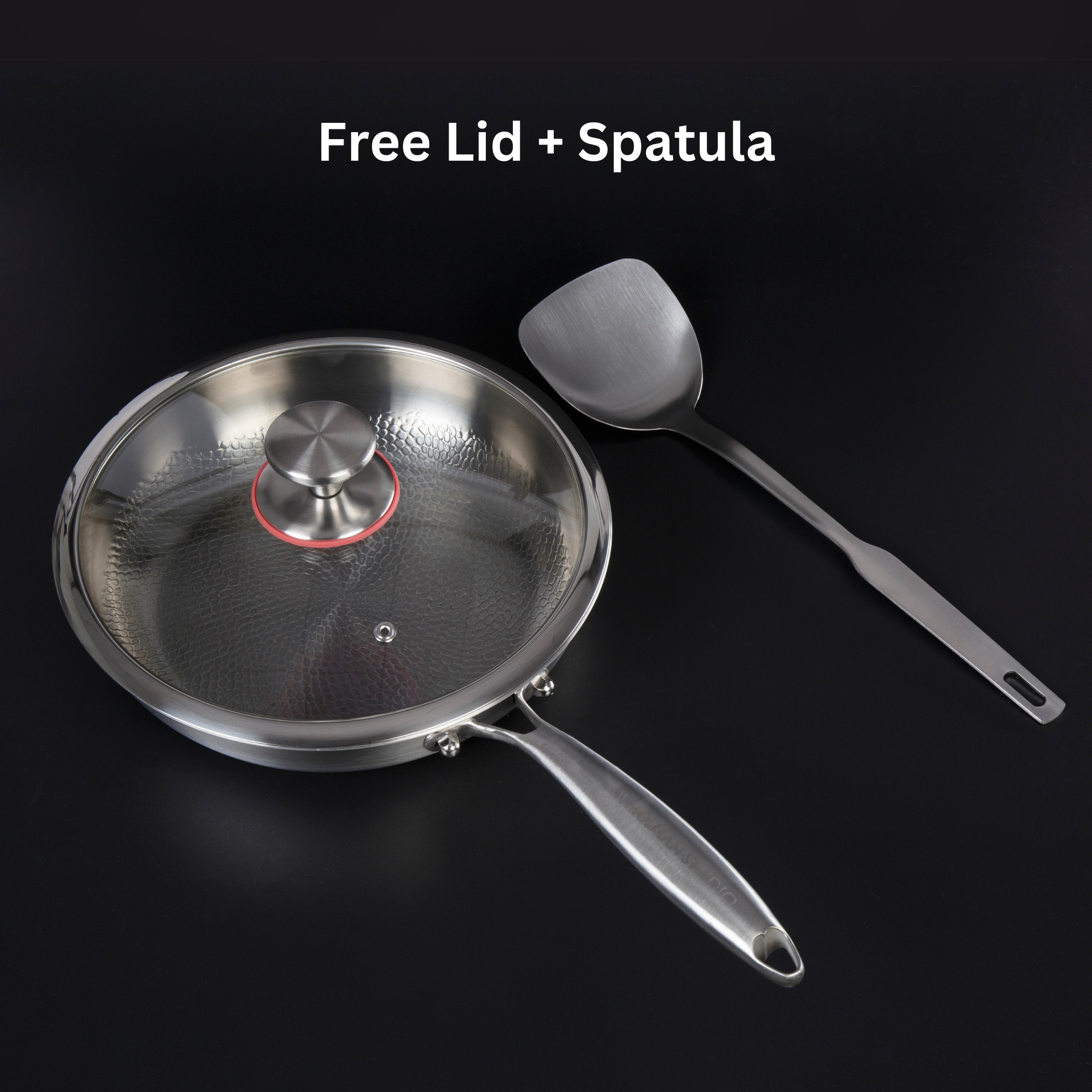 NovaTi Ren Titanium Inderside Nonstick Stegepande Uden Belægninger Til Sikker Madlavning | Petprovac