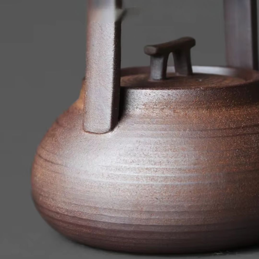 Keramisk Teapot med Varmere til Afslappende Te-Øjeblikke derhjemme