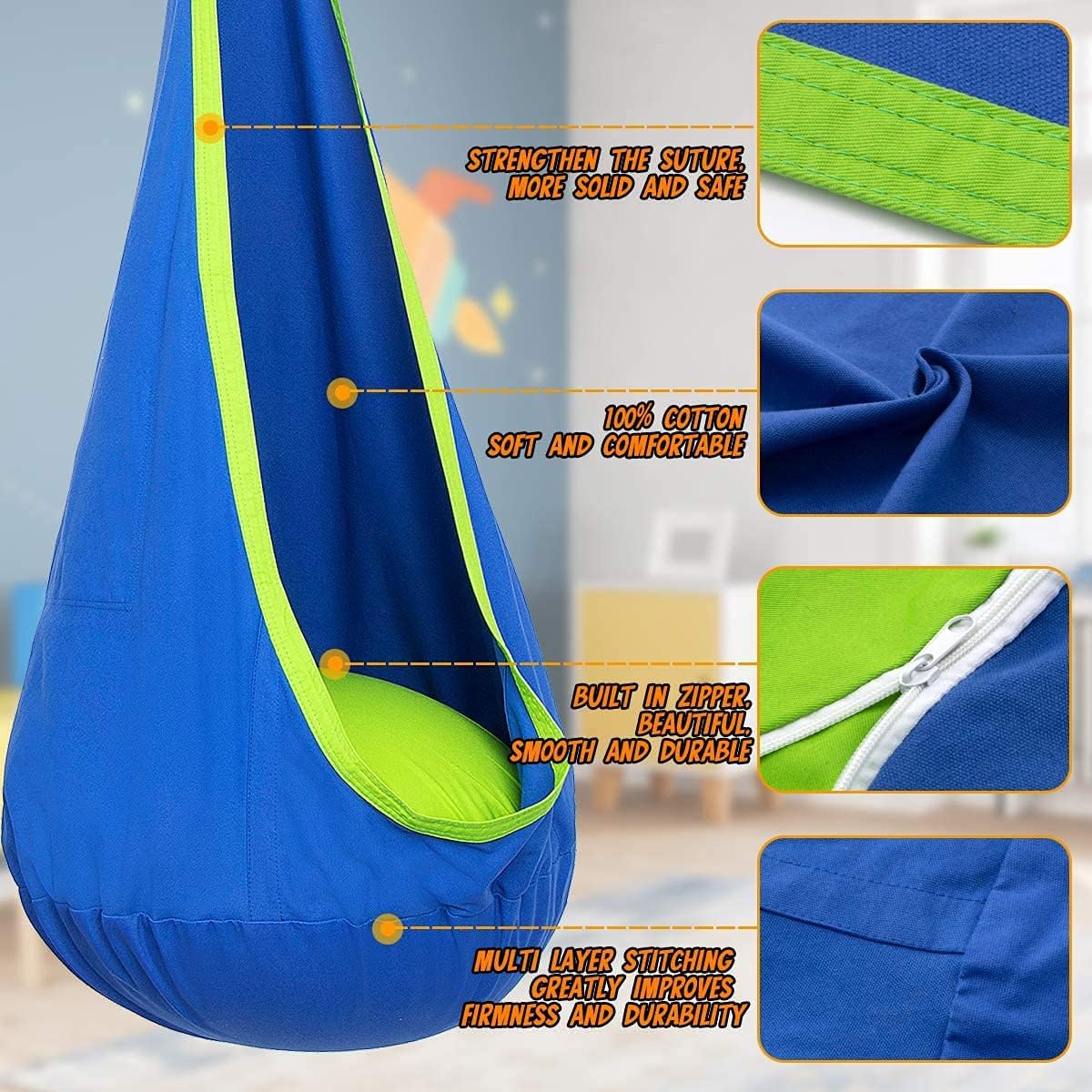 Comfort Swing Hængekøje – Beroligende og Legesyg Design