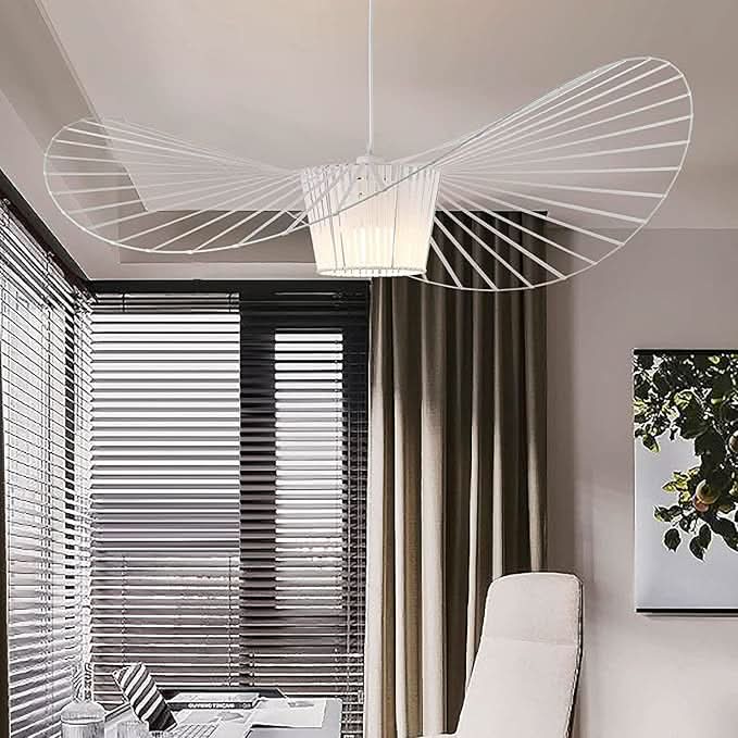 Design Pendellampe med Bølgeformet Struktur og Justerbar Kabel