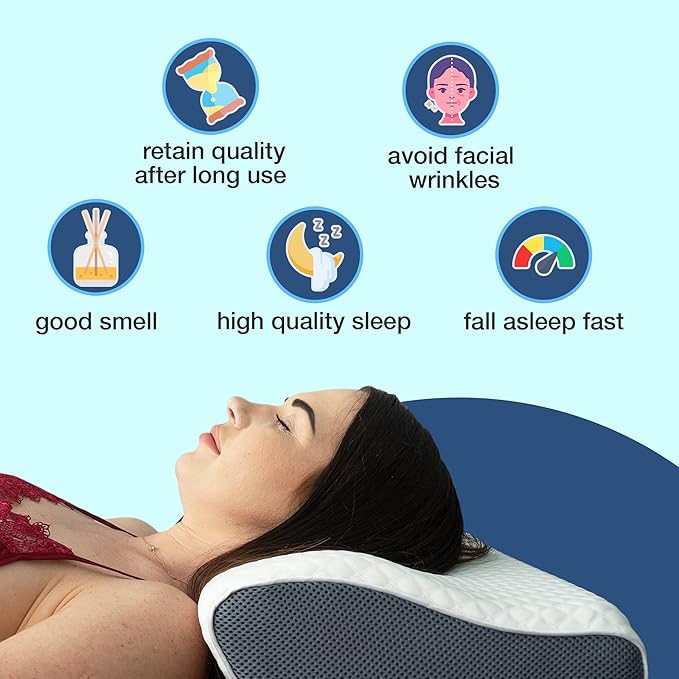 SomnoNova Deep Sleep Ergonomisk Pude Til Snorkenreduktion
