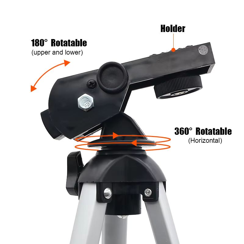 Professionelt Astronomisk Teleskop | 70mm Apertur, 300mm Brændvidde & Nem Opsætning til Stjernekikking og Naturudforskning