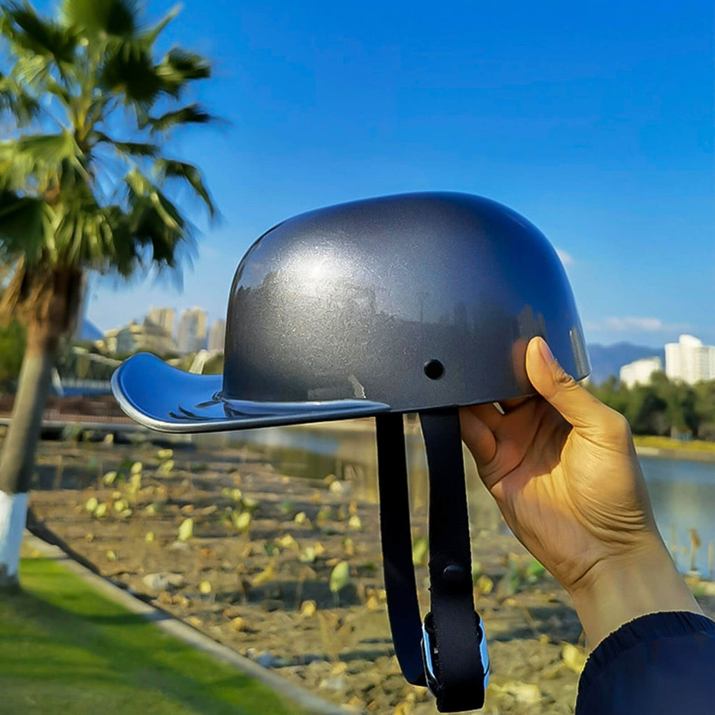 RoverGuard Baseball Cap Motorcykel DOT Hjelm Med Komfortabel Pasform