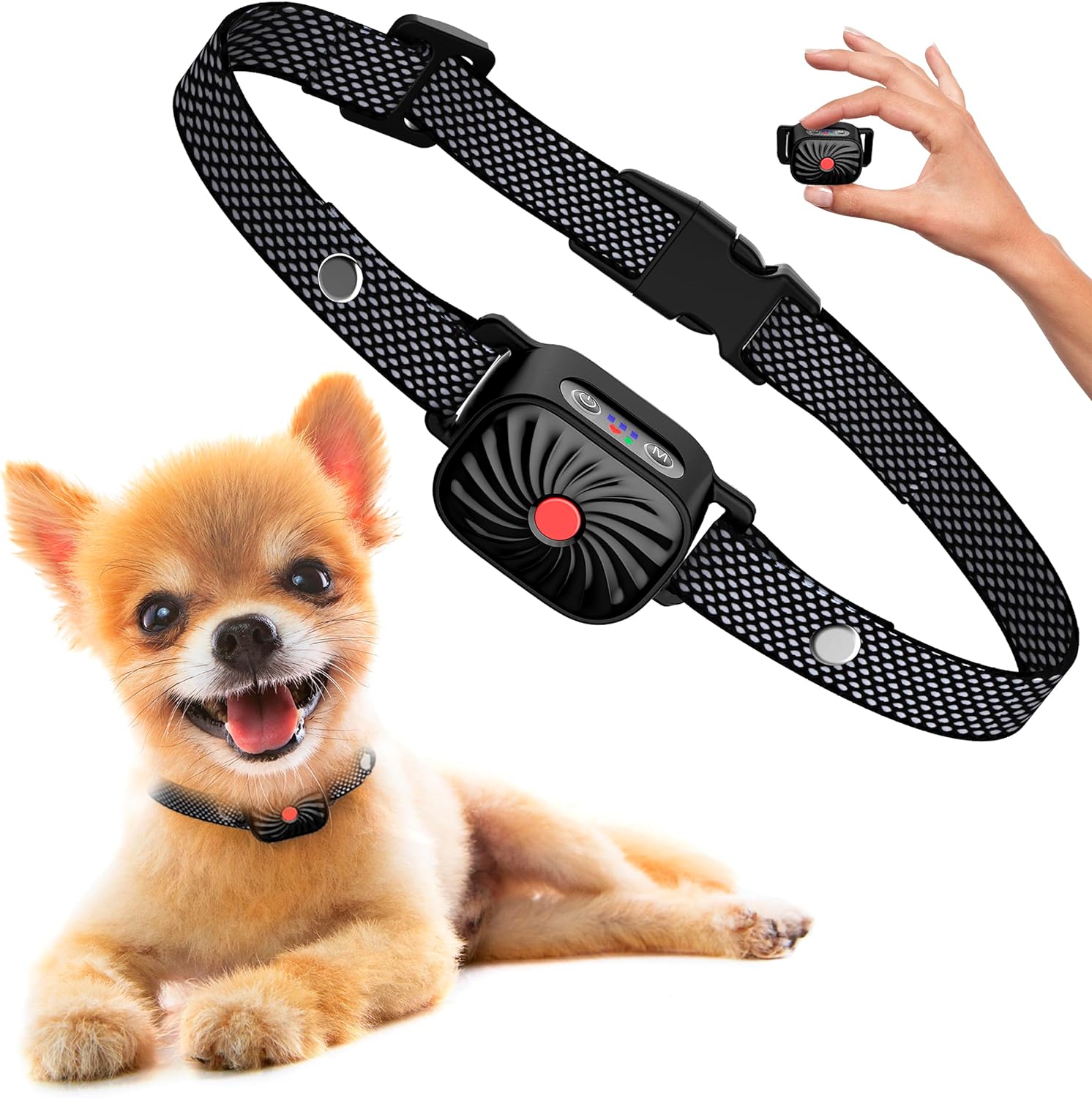 CalmPaw BarkGuard Mild Afskrækningskrave Til Små Hunde