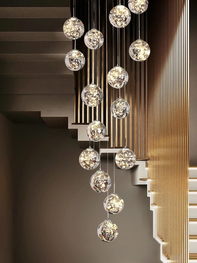 LuminaOrb Glas Globus Trappe Kranse Ambient Glow