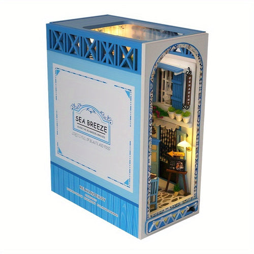Håndlavet 3D Træpuslespil – Hav-inspireret Miniaturehus